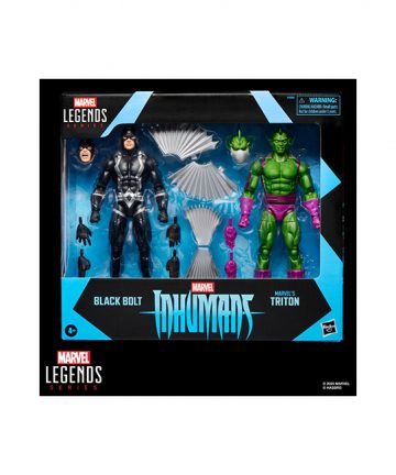 MARVEL LEGENDS Inhumans pack 2 figurines BLACK BOLT & MARVEL'S TRITON