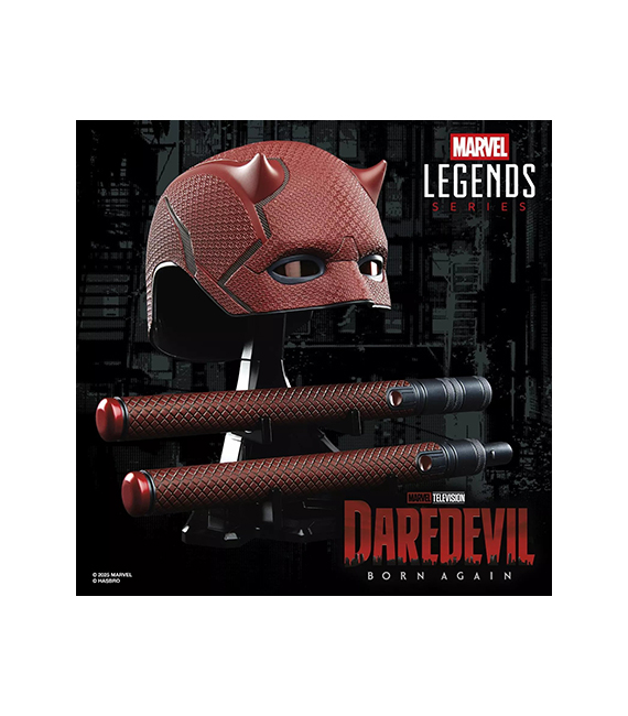 MARVEL LEGENDS réplique MASQUE & BILLY CLUB DAREDEVIL