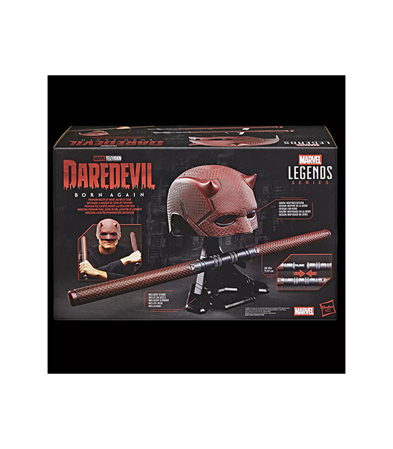 MARVEL LEGENDS réplique MASQUE & BILLY CLUB DAREDEVIL – Image 4