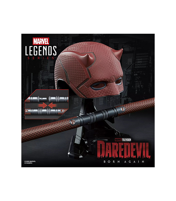 MARVEL LEGENDS réplique MASQUE & BILLY CLUB DAREDEVIL – Image 2