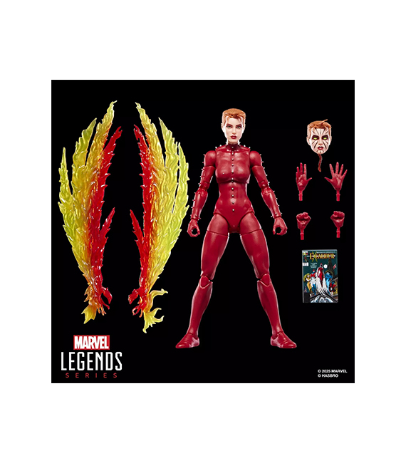 MARVEL LEGENDS Excalibur figurine PHOENIX (Rachel Summers) 15cm – Image 5