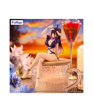 OVERLORD figurine Noodle Stopper ALBEDO swimsuit dark purple
