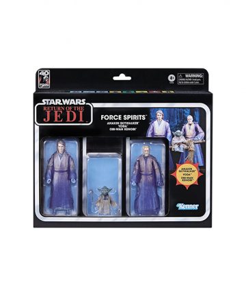 STAR WARS ROTJ pack 3 figurines Black Series FORCE SPIRITS