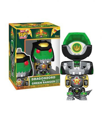 FUNKO Bitty Bot Power Rangers DRAGONZORD with GREEN RANGER