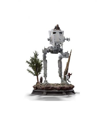 STAR WARS statuette 1/20 Demi Art Scale AT-ST and CHEWBACCA 53 cm