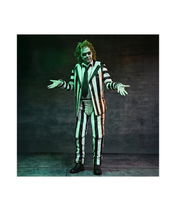 BEETLEJUICE 2 figurine ultimate BEETLEJUICE STRIPED SUIT 18cm