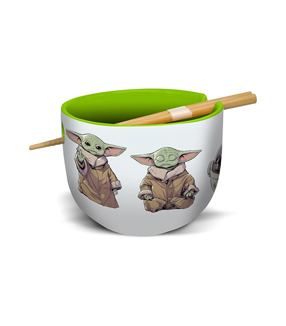 STAR WARS The Mandalorian bol à Ramen avec baguettes GROGU