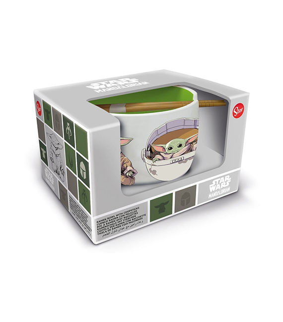 STAR WARS The Mandalorian bol à Ramen avec baguettes GROGU – Image 2