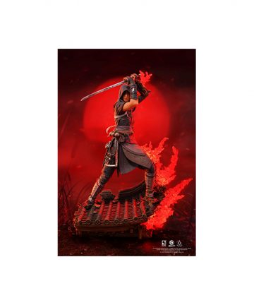 ASSASSINS CREED SHADOWS statuette Animus NAOE 27cm