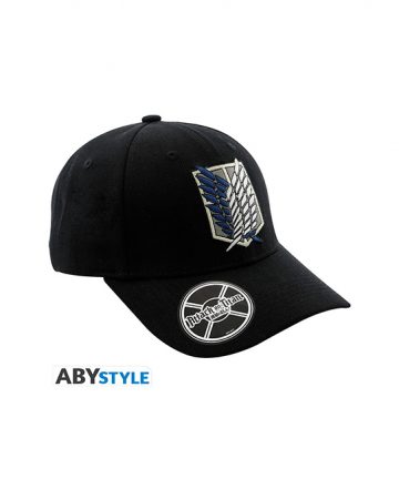 ATTACK ON TITAN casquette noir SCOUT REGIMENT
