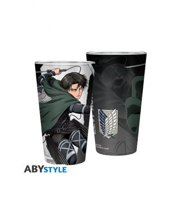ATTACK ON TITAN verre XXL 400ml LEVI S4