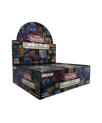YU-GI-OH display de 24 boosters LE LABYRINTHE DES MORTS