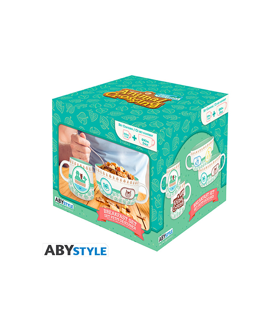 ANIMAL CROSSING set petit déjeuner mug + bol PERSONAGES – Image 4