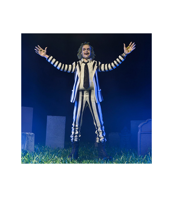 BEETLEJUICE figurine 45cm STRIPED SUIT BEETLEJUICE – Image 3