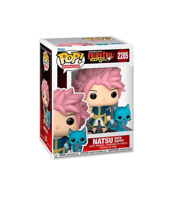 FUNKO POP Fairy Tail 100 Year Quest NATSU with HAPPY 2285 – Image 2