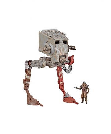 STAR WARS The Mandalorian The Vintage Collection véhicule AT-ST Raider & Klatooinian