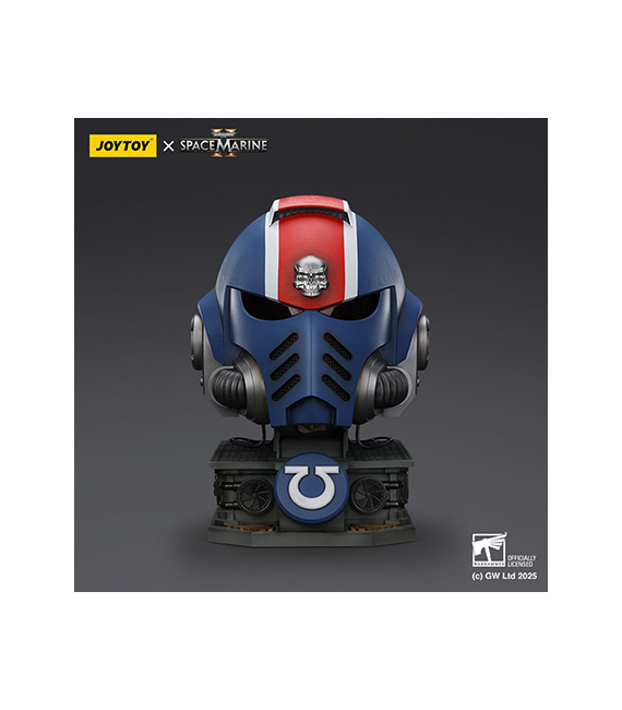 WARHAMMER 40,000 réplique casque CAPTAIN MkX Ultramarines 44 cm