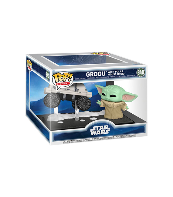FUNKO POP Moments The Mandalorian GROGU with polar mouse droid 840 – Image 2