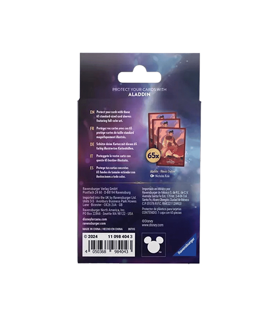 DISNEY LORCANA paquet de 65 sleeves ALADDIN chapitre 5 – Image 2