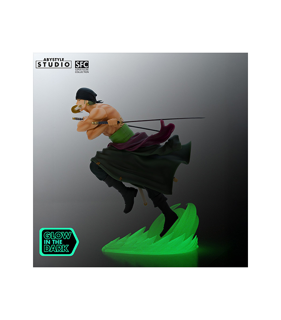 ONE PIECE figurine RORONOA ZORO 16cm SFC GITD – Image 4