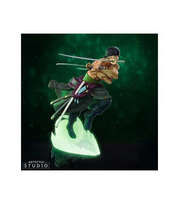 ONE PIECE figurine RORONOA ZORO 16cm SFC GITD