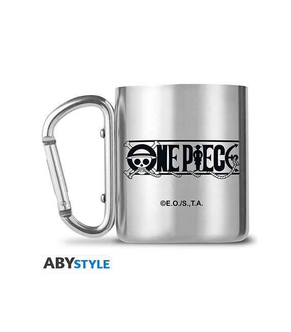 ONE PIECE mug Carabiner LUFFY & SKULL 235ml – Image 2