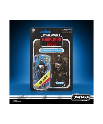 STAR WARS The Mandalorian & Grogu figurine deluxe Vintage Collection THE MANDALORIAN VC395