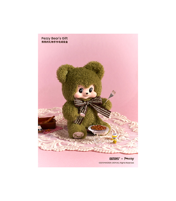 CQTOYS blind box PEZZY-BEAR'S Gift Handmade Plush – Image 5