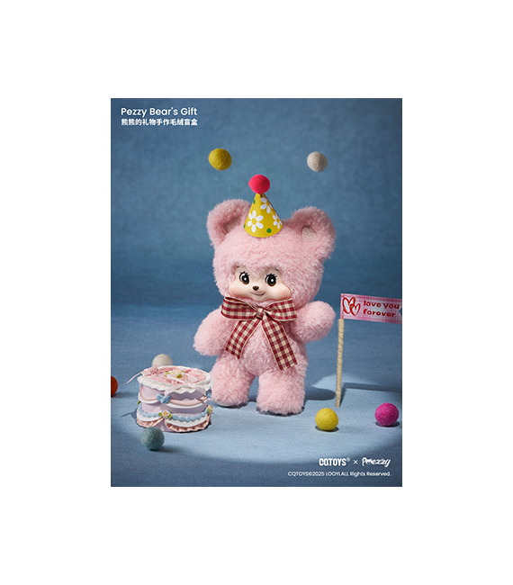 CQTOYS blind box PEZZY-BEAR'S Gift Handmade Plush – Image 6
