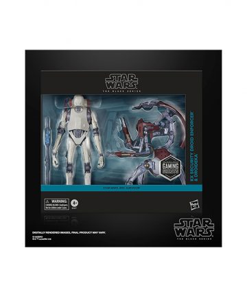 STAR WARS Jedi Survivor pack The Black Series KX security droid enforcer & DROIDEKA