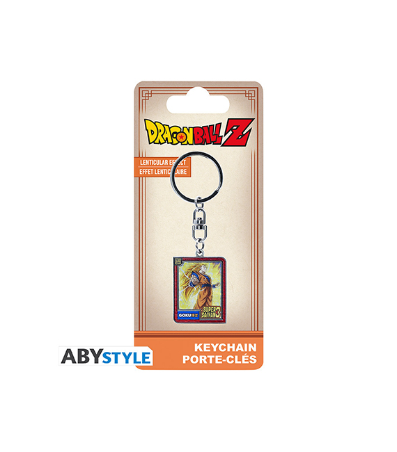 DRAGON BALL Z porte-clefs lenticulaire GOKU SUPER SAIYAN 3 – Image 4
