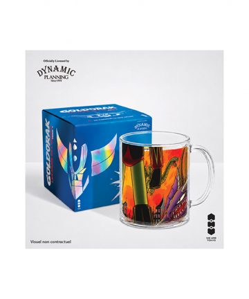 GOLDORAK mug en verre 330ml FACE A L'ENNEMI