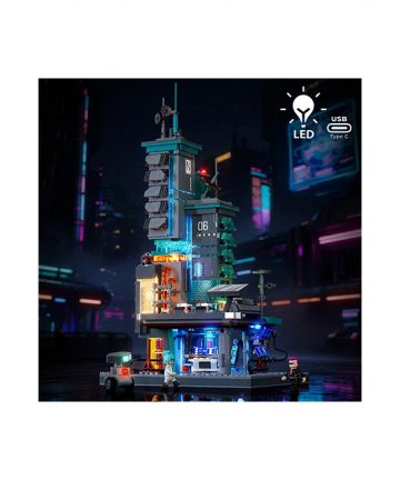 LUMIBRICKS Cyberpunk Neoncity NEON TECH STATION 17010
