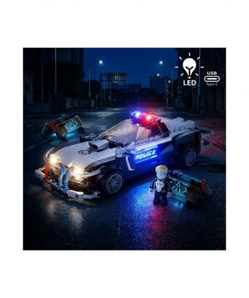 LUMIBRICKS Cyberpunk Neoncity set POLICE PATROL CAR 17002