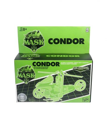 M.A.S.K. véhicule CONDOR hologram variant (Glow in the Dark) avec Brad Turner