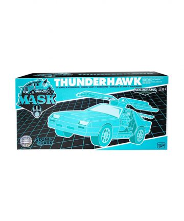 M.A.S.K. véhicule THUNDERHAWK Hologram Variant (Glow in the Dark) avec Matt Trakker