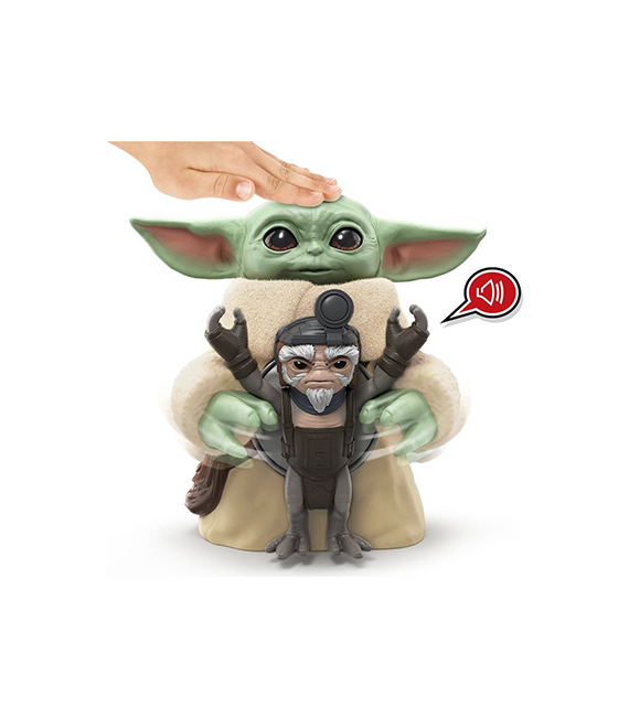 STAR WARS The Mandalorian & Grogu figurine GROGU Câlins & Anzellan – Image 3
