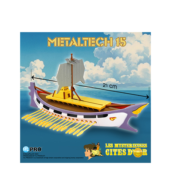 LES MYSTERIEUSES Cités D'Or Metaltech 15 SOLARIS classic Boite FR