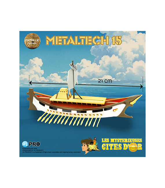 LES MYSTERIEUSES Cités D'Or Metaltech 15 SOLARIS Metallic Boite EN – Image 5