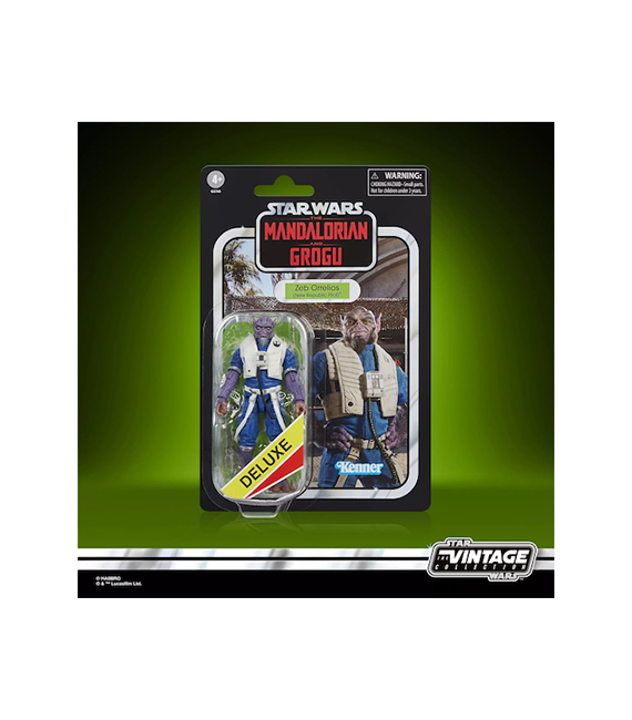 STAR WARS The Mandalorian & Grogu figurine The vintage collection deluxe ZEB ORRELIOS VC400